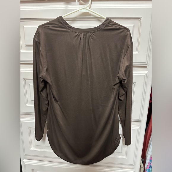DR2 long sleeve blouse. Brown. XS (fits like a Small) - Picture 6 of 7